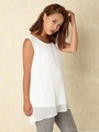 CLフレアシフォンTOP/WHT