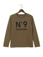 No9NEWYORK/ロンT/キャメル