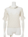 RV yummyニットTOPS/WHT