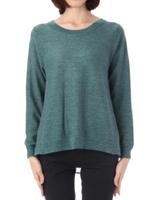 TORRAZZO DONNA バックシャンラメニット/グリーン(022)