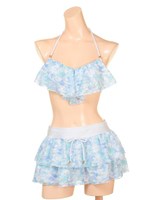 【Sweet Flavor】タイダイトロピカルレース/ブルー