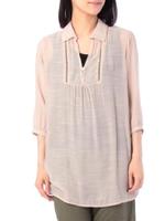 はしごレースチュニックワンピース+タンクトップSET/ベージュ(052)