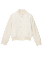 ふくれジャカードスタジャン風ジャケット/オフホワイト(403)