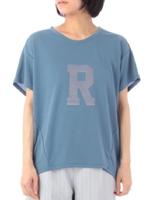 イニシャルフロッキーカットソー/ブルー(092)