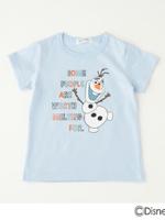 オラフ-ロゴイラストTシャツ(アナと雪の女王)/ホワイト(101)