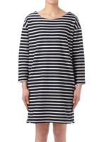 カモフラボーダーバックジップワンピース/ネイビー(393)