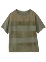 サークルレースMIXプルオーバー/カーキ(027)