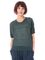 サイドレースエアリーニット/アイボリー(004)