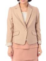 ストレッチテーラードジャケット/ベージュ(052)