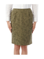 タック使いカモフラージュ柄スカート/カーキ系(427)