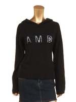 チェックロゴニットPO/WH