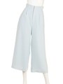 ハイウエストワイドパンツ/ライトブルー