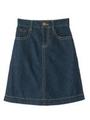 ハンドステッチデニムスカート/ネイビー(093)