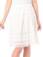 パネルオーガンジー切り替えスカート/ベビーピンク(071)