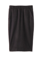 ミディ丈タイトスカート/ブラック(019)