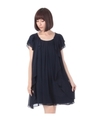 Dorry Doll ラップスリーブワンピース/ネイビー(093)
