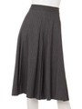 PINSTRIPED STRETCH GAUCHO PANTS/grey