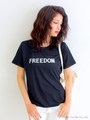 【chille anap】FREEDOM Tシャツ/NVY