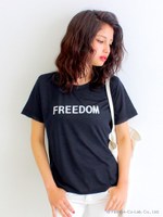 【chille anap】FREEDOM Tシャツ/NVY