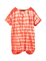 タイダイ染めバックシャンカットソー/グリーン(122)