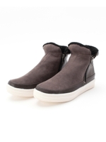 ダブルジップショートブーツ/ブラック(019)