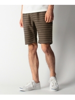 ヘリンボーンボーダーショートパンツ/ブラウン(142)