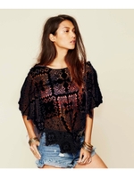 BAD  ROMANCE  PONCHO/ブラック(019)