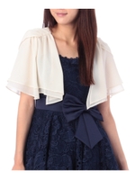 Dorry Doll シフォンレースボレロ/ブラック(019)