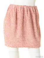 RS モコモコスカート/ベージュ