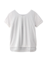 [L]ストライプタンクトップ+バックボタントップスSET/ライトグリーン(021)