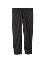 [S]ヘムシャーリングクロップドパンツ/ネイビー(093)