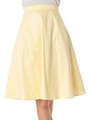 【dazzlin】カラーフレアスカート/イエロー