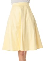 【dazzlin】カラーフレアスカート/イエロー