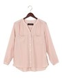 ●JOC エアシフォン ソウショク ブラウス/LT.PINK