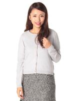 パールニットカーデ/ライトグレー