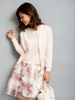 ビジューアンサンブル/ピンク