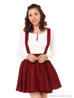 共サスペンダー付スカパン/ワイン