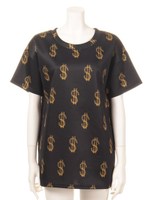 【ANAP】＄柄BIG TEE/BK