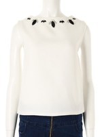 【CEDNIE】ビジュージャガードトップス/ネイビー