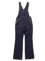 【NUMBER STANDARD】フレアデニムサロペット/ブルー