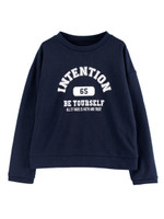 カレッジプリントスウェット/パターン1/オフホワイト