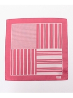 ジャガードストライプポケットチーフ/ボルドー(364)