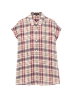 チェックチュニックシャツ/レッド系(263)