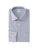 ドビーチェックワイドカラーシャツ/ダークグリーン(223)