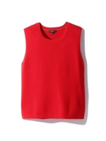 ノースリプルオーバーニット/レッド(062)