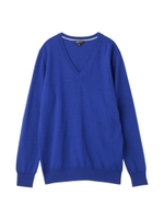 【VERY10月号掲載】ハイゲージVネックニット/ライトグレー(911)