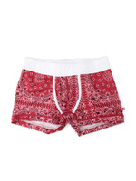 バンダナ柄ボクサーパンツ/レッド系(561)