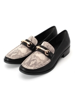 ビット付きローファー/ブラック(019)