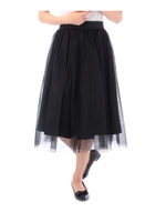 ボリュームチュールスカート/アイボリー(004)