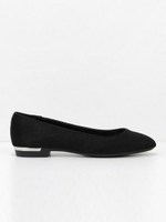 ポニーヘアーカバードパンプス / COVERED PONY HAIR PUMPS/Black